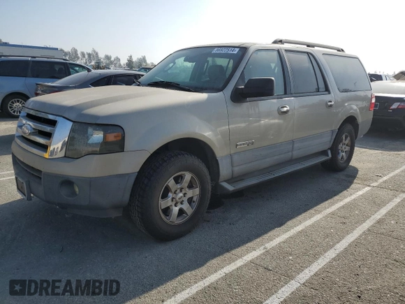 2007 Ford Expedition EL XLT with VIN 1FMFK15527LA16915, listed as a Copart auction lot 86922514 with 113,391 mi miles and Clean Title. Bid and sale history available at carsss.com. Image 1.