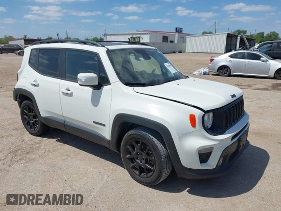2020 Jeep Renegade Altitude with VIN ZACNJABB7LPL91859, listed as a IAAI auction lot 42038889 with 67,133 mi miles and . Bid and sale history available at DreamBid. Image 1.