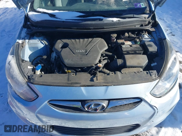 2012 Hyundai Accent SE with VIN KMHCU5AEXCU032097, listed as a IAAI auction lot 41143303 with 29,828 mi miles. Bid and sale history available at carsss.com. Image 10.