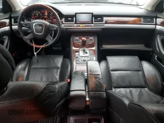 2008 Audi A8 L 4.2L with VIN WAUMV94E38N012703, listed as a Copart auction lot 86854604 with 132,363 mi miles and Salvage Title. Bid and sale history available at carsss.com. Image 8.