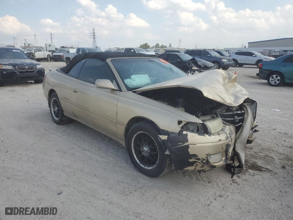 2001 Toyota Camry Solara SE with VIN 2T1FF28P41C475759, listed as a Copart auction lot 72155284 with 0 mi miles and Salvage Title. Bid and sale history available at carsss.com. Image 4.