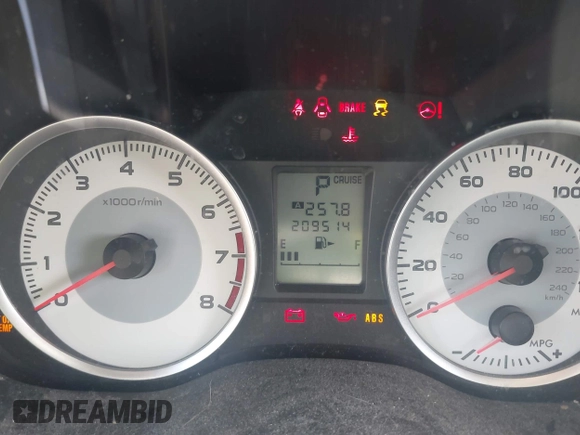 2012 Subaru Impreza Premium with VIN JF1GPAD68CH219928, listed as a IAAI auction lot 42362379 with 209,514 mi miles and . Bid and sale history available at DreamBid. Image 7.