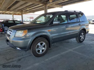 2007 Honda Pilot EX-L with VIN 5FNYF28667B024000, listed as a Copart auction lot 47191975 with 195,841 mi miles and Clean Title. Bid and sale history available at carsss.com. Image 1.