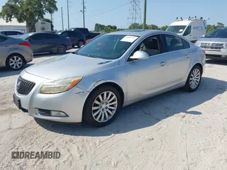 2012 Buick Regal Premium 1 with VIN 2G4GS5EK5C9195843, listed as a IAAI auction lot 42203717 with 199,624 mi miles and . Bid and sale history available at DreamBid. Image 2.