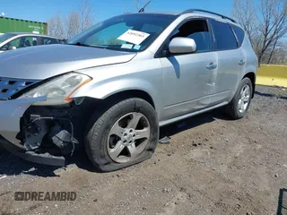 2005 Nissan Murano SE with VIN JN8AZ08T45W324540, listed as a IAAI auction lot 42052303 with 174,639 mi miles and . Bid and sale history available at carsss.com. Image 6.