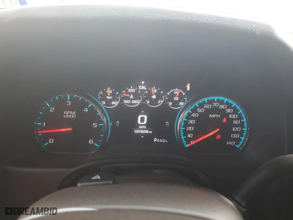2017 Chevrolet Suburban Premier with VIN 1GNSCJKC3HR380897, listed as a Copart auction lot 79512474 with 121,928 mi miles and Salvage Title. Bid and sale history available at carsss.com. Image 9.