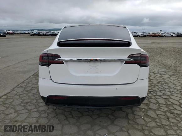 2019 Tesla Model X 75D with VIN 5YJXCAE21KF160589, listed as a Copart auction lot 50985585 with 31,273 mi miles and Salvage Title. Bid and sale history available at carsss.com. Image 6.