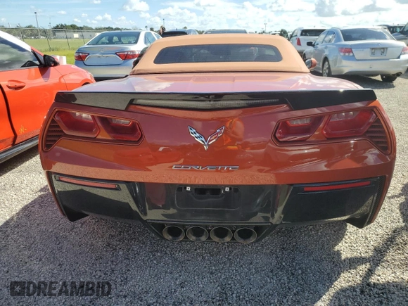 2015 Chevrolet Corvette 3LT with VIN 1G1YF3D73F5124116, listed as a Copart auction lot 73741374 with 0 mi miles and Non Repairable. Bid and sale history available at carsss.com. Image 10.