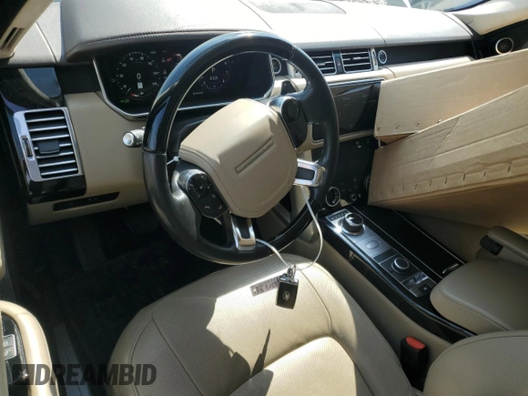2020 Land Rover Range Rover HSE with VIN SALGS2RU7LA574256, listed as a Copart auction lot 54855955 with 43,429 mi miles and Salvage title. Bid and sale history available at DreamBid. Image 8.