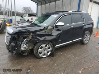 2015 GMC Terrain Denali with VIN 2GKFLUE3XF6413978, listed as a Copart auction lot 84328764 with NaN miles and Salvage Title. Bid and sale history available at carsss.com. Image 1.