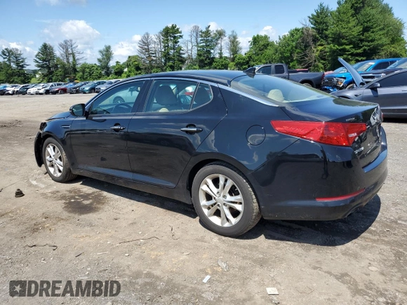 2013 Kia Optima EX with VIN 5XXGN4A72DG224572, listed as a Copart auction lot 61649305 with 114,336 mi miles and Salvage title. Bid and sale history available at DreamBid. Image 2.