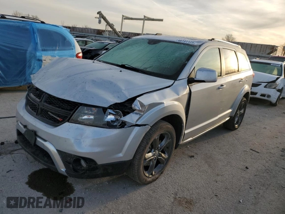 2014 Dodge Journey Crossroad with VIN 3C4PDDGG6ET291062, listed as a Copart auction lot 48731125 with 216,118 mi miles and Salvage title. Bid and sale history available at DreamBid. Image 1.