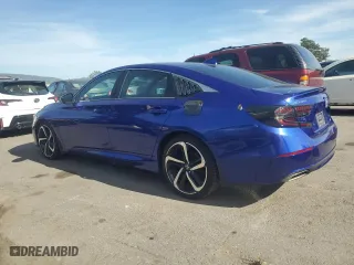 2018 Honda Accord Sedan Sport 1.5T with VIN 1HGCV1F36JA140721, listed as a Copart auction lot 48481665 with 49,577 mi miles and Clean Title. Bid and sale history available at carsss.com. Image 2.
