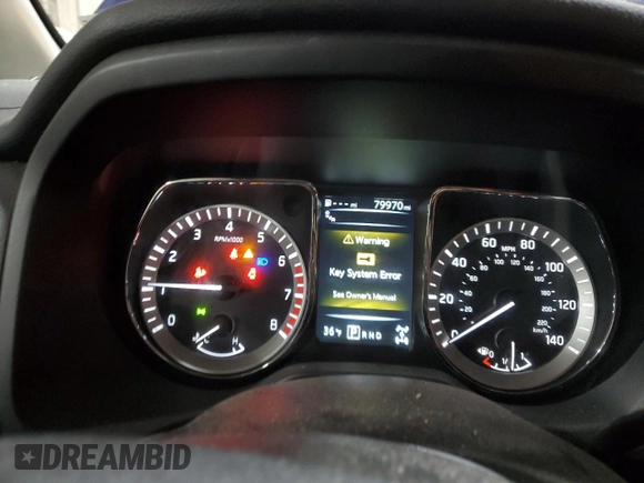 2017 Nissan Titan XD SL with VIN 1N6AA1F40HN515951, listed as a Copart auction lot 87587115 with 79,970 mi miles and Salvage Title. Bid and sale history available at carsss.com. Image 9.