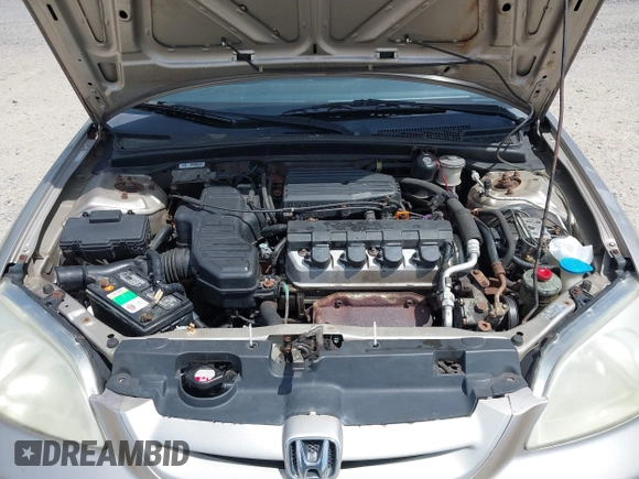 2002 Honda Civic EX with VIN 1HGEM22952L076253, listed as a IAAI auction lot 42134965 with 114,819 mi miles. Bid and sale history available at carsss.com. Image 10.