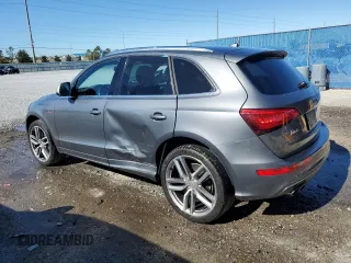 2014 Audi SQ5 Premium Plus with VIN WA1CGAFP4EA096052, listed as a Copart auction lot 84288454 with 55,383 mi miles and Salvage Title. Bid and sale history available at carsss.com. Image 2.