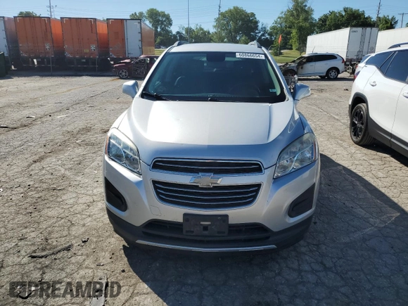2015 Chevrolet Trax LT with VIN 3GNCJLSB9FL175263, listed as a Copart auction lot 60866654 with 127,134 mi miles and Salvage Title. Bid and sale history available at carsss.com. Image 5.