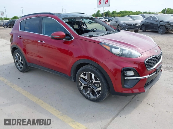 2022 Kia Sportage EX with VIN KNDPN3AC5N7990717, listed as a IAAI auction lot 41969778 with 43,536 mi miles and . Bid and sale history available at DreamBid. Image 1.