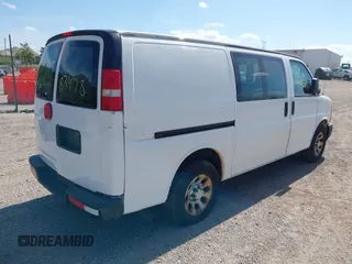 2014 Chevrolet Express Cargo with VIN 1GCSGAFX5E1152985, listed as a IAAI auction lot 42483478 with 208,518 mi miles and . Bid and sale history available at DreamBid. Image 4.