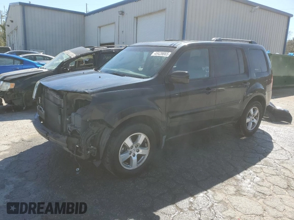 2011 Honda Pilot EX-L with VIN 5FNYF3H75BB055553, listed as a Copart auction lot 49428665 with 131,172 mi miles and Salvage Title. Bid and sale history available at DreamBid. Image 1.