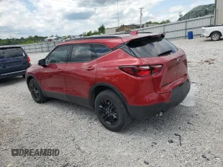 2022 Chevrolet Blazer LT with VIN 3GNKBHR46NS123137, listed as a Copart auction lot 57563955 with 38,510 mi miles and Salvage title. Bid and sale history available at DreamBid. Image 2.