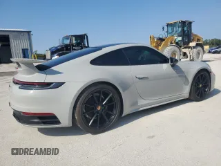2024 Porsche 911 Carrera with VIN WP0AA2A9XRS210035, listed as a Copart auction lot 80861204 with 0 mi miles and Salvage Title. Bid and sale history available at carsss.com. Image 3.