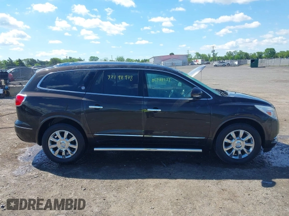 2013 Buick Enclave Premium with VIN 5GAKVDKD9DJ142303, listed as a IAAI auction lot 42198978 with 121,598 mi miles and . Bid and sale history available at DreamBid. Image 14.