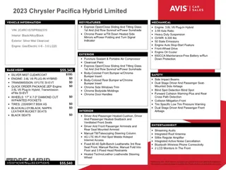 2023 Chrysler Pacifica Hybrid Limited with VIN 2C4RC1S70PR592370, listed as a Copart auction lot 47814885 with 31,876 mi miles and Salvage Title. Bid and sale history available at carsss.com. Image 13.