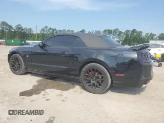2014 Ford Mustang V6 with VIN 1ZVBP8EM2E5260681, listed as a Copart auction lot 57455675 with Not provided miles and Salvage title. Bid and sale history available at DreamBid. Image 2.