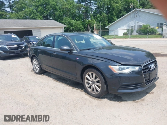 2013 Audi A6 Premium Plus with VIN WAUGGAFC3DN083155, listed as a IAAI auction lot 42446063 with 101,273 mi miles and . Bid and sale history available at DreamBid. Image 1.