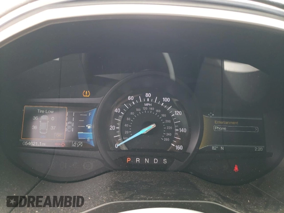 2020 Ford Edge SEL with VIN 2FMPK4J96LBB04620, listed as a Copart auction lot 62301645 with 54,621 mi miles and Salvage title. Bid and sale history available at DreamBid. Image 9.