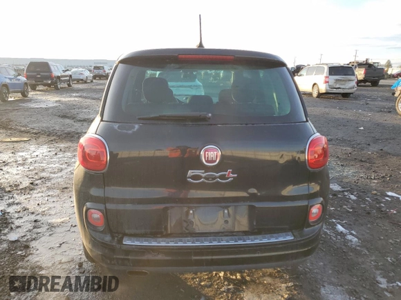 2014 FIAT 500L Easy with VIN ZFBCFABH1EZ001233, listed as a Copart auction lot 87961715 with 88,648 mi miles and Salvage Title. Bid and sale history available at DreamBid. Image 6.