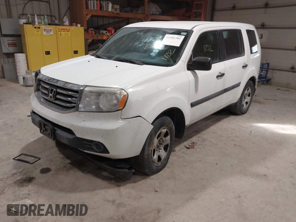 2014 Honda Pilot LX with VIN 5FNYF4H27EB025811, listed as a IAAI auction lot 41501702 with 144,909 mi miles and . Bid and sale history available at DreamBid. Image 17.