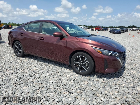 2024 Nissan Sentra SV с VIN 3N1AB8CV7RY299500, выставлен на аукционе Copart как лот 61655615 с пробегом 21 133 миль миль и Чистый • Clean title. История ставок и продаж доступна на DreamBid. Изображение 4.