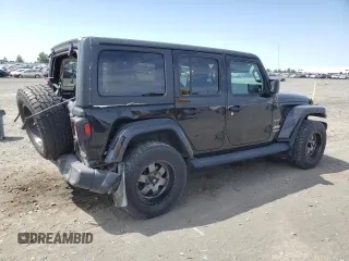 2020 Jeep Wrangler Unlimited Sahara with VIN 1C4HJXEG3LW145470, listed as a Copart auction lot 59386005 with 47,838 mi miles and Salvage title. Bid and sale history available at DreamBid. Image 3.
