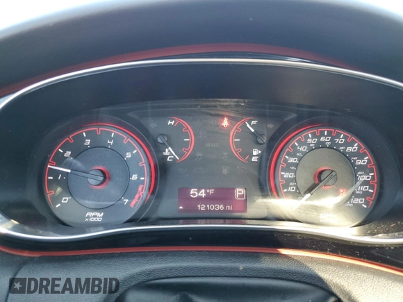 2015 Dodge Dart SXT with VIN 1C3CDFBB2FD141807, listed as a Copart auction lot 48930975 with 121,036 mi miles and Salvage Title. Bid and sale history available at carsss.com. Image 9.