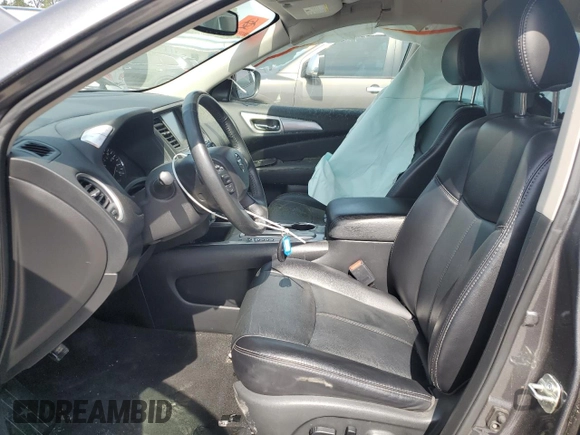 2019 Nissan Pathfinder S z VIN 5N1DR2MNXKC605066, wystawiony jako Copart lot #52806895 z przebiegiem 123 017 mil mil oraz Szkoda całkowita • Salvage title. Historia ofert i sprzedaży dostępna na DreamBid. Obrazek 7.