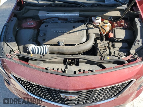 2022 Cadillac XT4 FWD Premium Luxury with VIN 1GYFZCR43NF154997, listed as a Copart auction lot 81942214 with 22,697 mi miles and Salvage title. Bid and sale history available at DreamBid. Image 12.