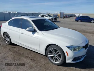 2018 BMW 3 Series 330i with VIN WBA8B9G59JNU99806, listed as a IAAI auction lot 41602220 with 79,480 mi miles. Bid and sale history available at carsss.com. Image 1.