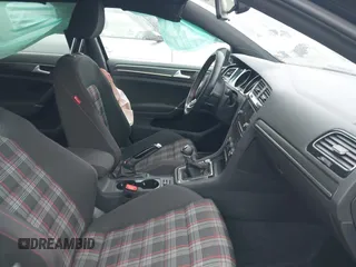 2019 Volkswagen Golf GTI S with VIN 3VW5T7AU3KM005648, listed as a IAAI auction lot 42096528 with 57,352 mi miles. Bid and sale history available at carsss.com. Image 5.