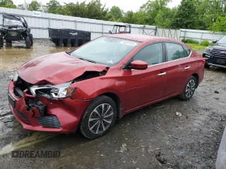 2017 Nissan Sentra S with VIN 3N1AB7AP2HY384385, listed as a Copart auction lot 58031975 with 47,591 mi miles and Salvage title. Bid and sale history available at DreamBid. Image 1.