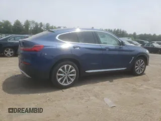 2019 BMW X4 xDrive30i with VIN 5UXUJ3C52KLG51818, listed as a Copart auction lot 59573625 with 77,841 mi miles and Salvage title. Bid and sale history available at DreamBid. Image 3.