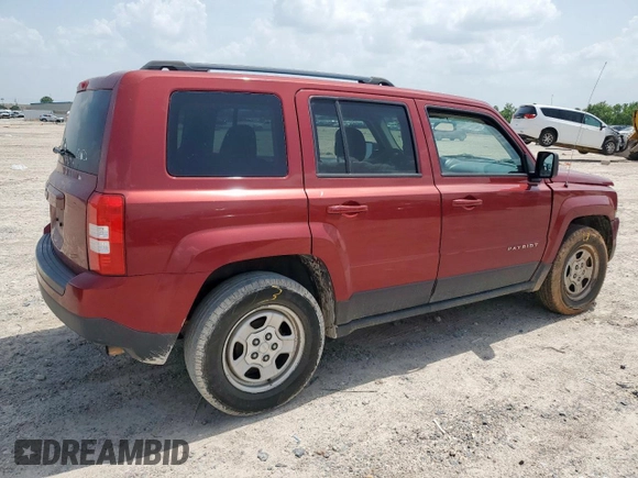 2016 Jeep Patriot Sport with VIN 1C4NJPBA6GD688039, listed as a Copart auction lot 60721635 with 178,481 mi miles and Salvage title. Bid and sale history available at DreamBid. Image 3.