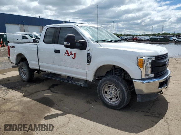 2017 Ford F-250 XLT with VIN 1FT7X2B66HEF21018, listed as a Copart auction lot 57916705 with 99,491 mi miles and Clean title. Bid and sale history available at DreamBid. Image 4.