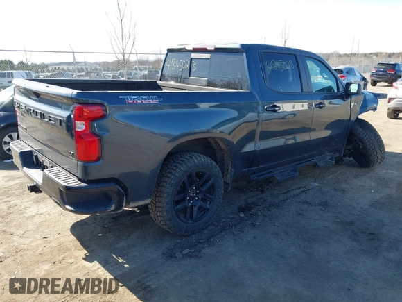 2021 Chevrolet Silverado 1500 LT Trail Boss with VIN 1GCPYFED4MZ349105, listed as a IAAI auction lot 41845023 with 97,012 mi miles and . Bid and sale history available at DreamBid. Image 4.