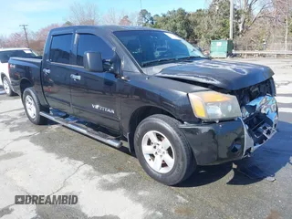 2007 Nissan Titan LE with VIN 1N6BA07B87N216508, listed as a IAAI auction lot 41595615 with 291,489 mi miles. Bid and sale history available at carsss.com. Image 1.