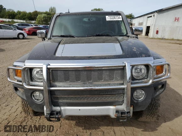 2008 Hummer H3 SUV Luxury with VIN 5GTEN43E988197052, listed as a Copart auction lot 73338734 with 142,696 mi miles and Clean Title. Bid and sale history available at carsss.com. Image 5.