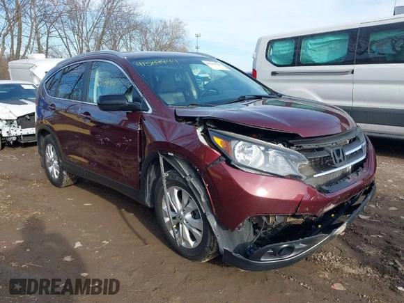 2013 Honda CR-V EX-L with VIN 5J6RM4H73DL038714, listed as a IAAI auction lot 41509944 with 199,814 mi miles. Bid and sale history available at carsss.com. Image 1.