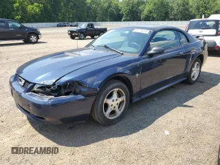 2002 Ford Mustang Standard with VIN 1FAFP40442F202944, listed as a Copart auction lot 62178415 with 124,619 mi miles and Salvage title. Bid and sale history available at DreamBid. Image 1.