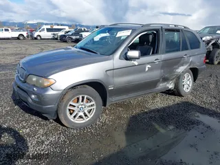 2004 BMW X5 3.0i with VIN 5UXFA13574LU36237, listed as a IAAI auction lot 41787350 with 1 mi miles. Bid and sale history available at carsss.com. Image 2.